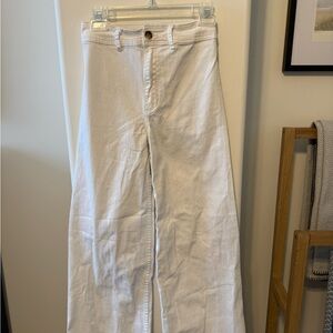 Billabong White Wide-Leg Pants